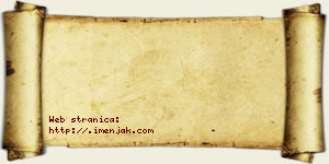 Isidora Stajkić vizit kartica